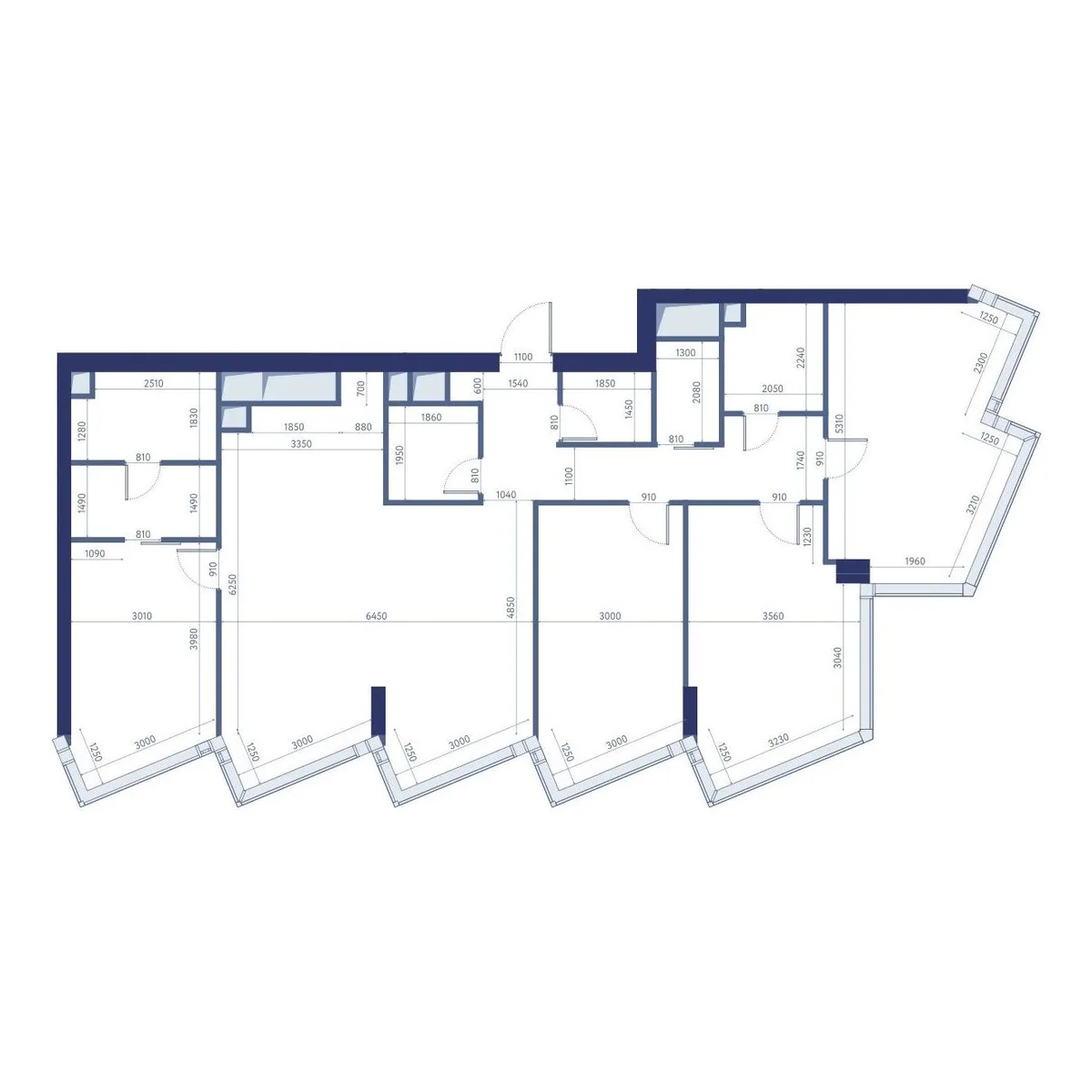 4-комнатная квартира 143,4 м² в ЖК «HideOUT» — планировки 2